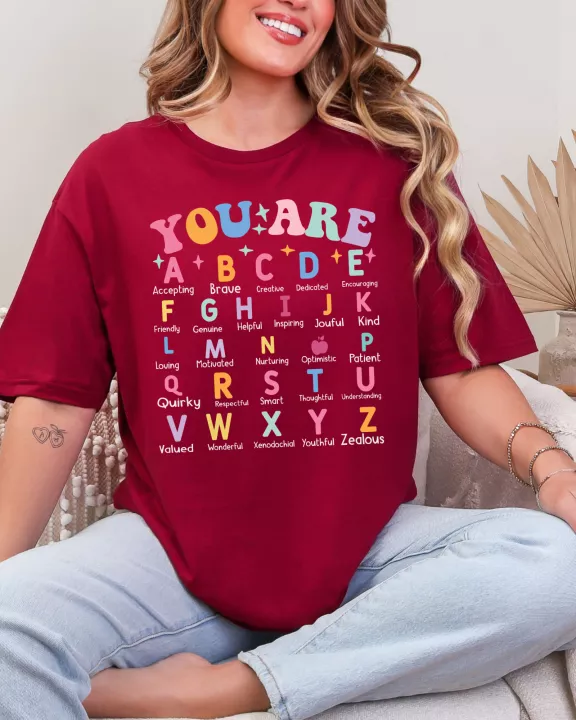 You Are Alphabet Graphic Tee