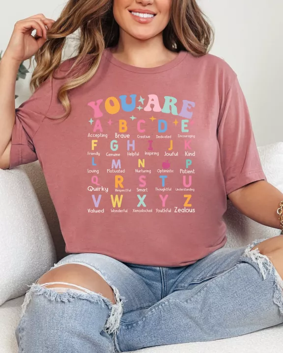 You Are Alphabet Graphic Tee