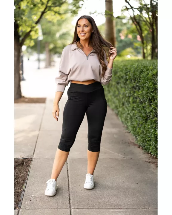 Ready to Ship | The Lillian - Sculpting Crossover Capri