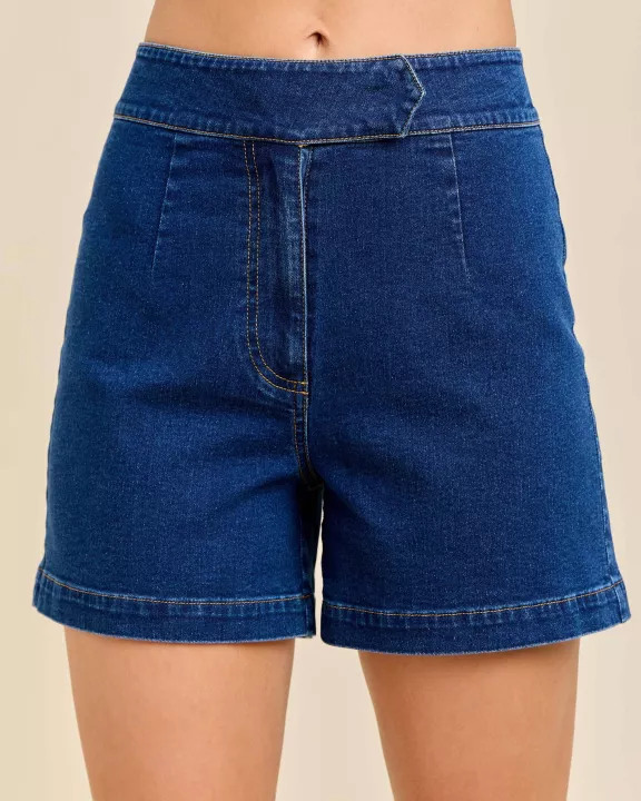 High Waisted Denim Shorts