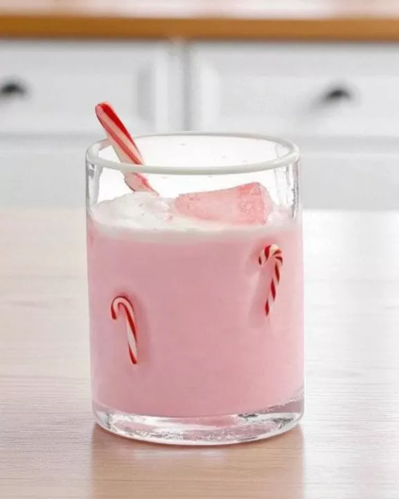 ETA 10/1 - Peppermint Candy Cane Drinking Glasses