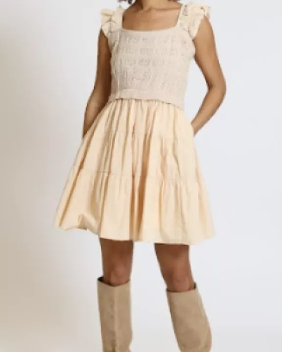 MINI FIT AND FLARE DRESS