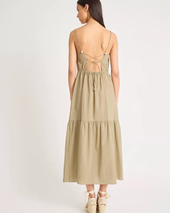 SLEEVELESS MIDI