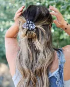 DIBS ON THE COWBOY MIDI SCRUNCHIE