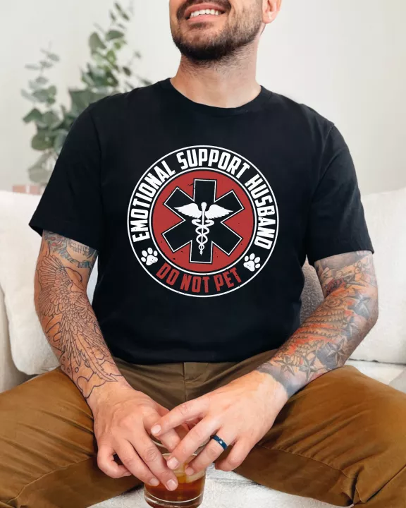 Emotionally Support Husband Graphic Tee