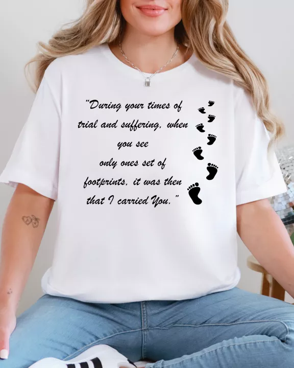 Footprints in the Sand Graphic Tee