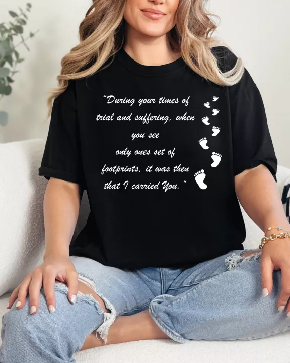 Footprints in the Sand Graphic Tee