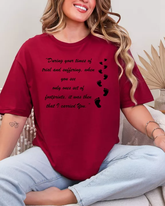 Footprints in the Sand Graphic Tee