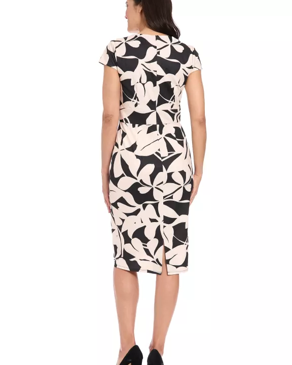 SQUARE NECK CAP SLV SHEATH