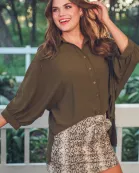 Sylvie Snake Skort
