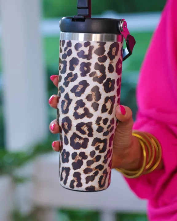Safari Chic Travel Tumbler