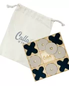 Silicone & Bamboo Tic Tac Toe