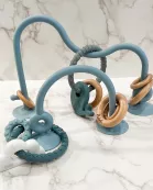 Whale Silicone & Beechwood Teether