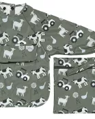 The Grayson Long Sleeve Bib - Farm