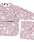 The Grayson Long Sleeve Bib - Snowflakes