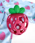 The Grayson Long Sleeve Bib - Strawberry Patch