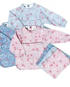 The Grayson Long Sleeve Bib - Love Struck