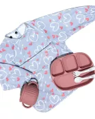 The Grayson Long Sleeve Bib - Love Struck