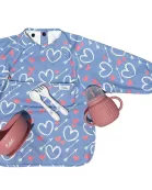 The Grayson Long Sleeve Bib - Love Struck
