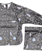 The Grayson Long Sleeve Bib - Dinos