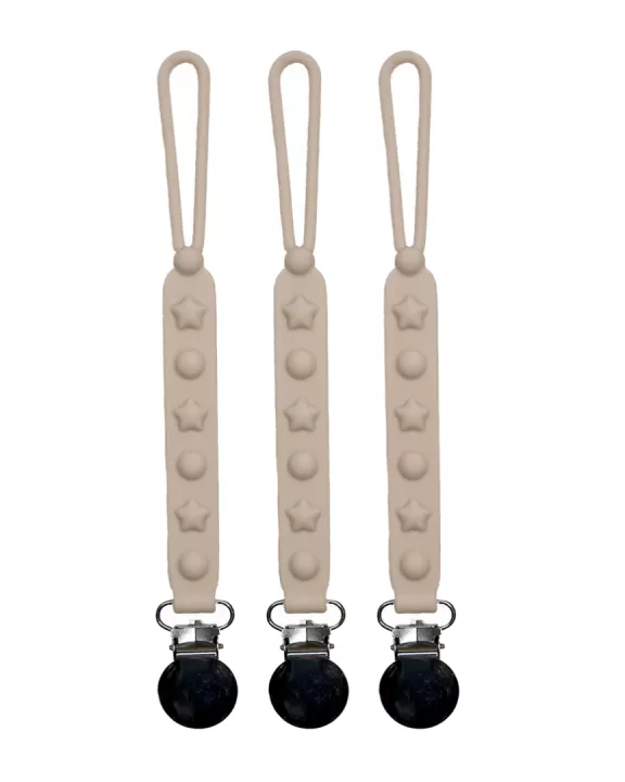 Twinkle Twinkle Pacifier & Teether Clip