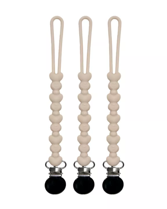 Love You More Pacifier & Teether Clip