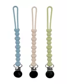 Love You More Pacifier & Teether Clip