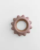 Garden Party Teether Collection - Silicone & Beechwood Sunshine
