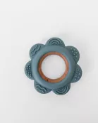 Garden Party Teether Collection - Silicone & Beechwood Flower