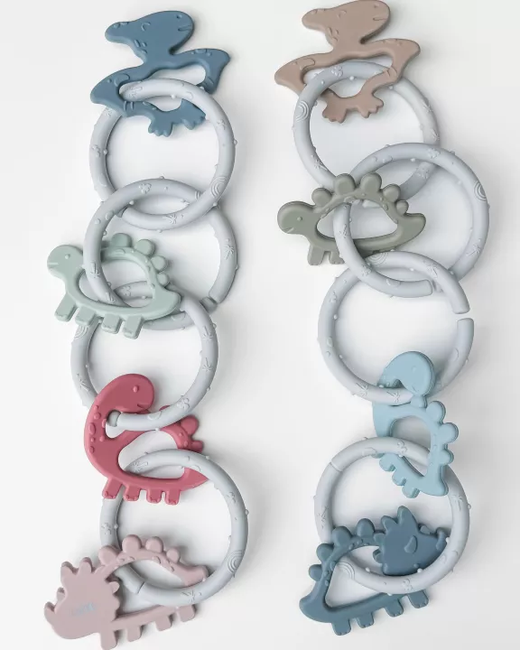 Dino Rings Silicone Teether