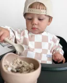 The Grayson Long Sleeve Bib - Checkered