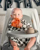 The Grayson Long Sleeve Bib - Checkered