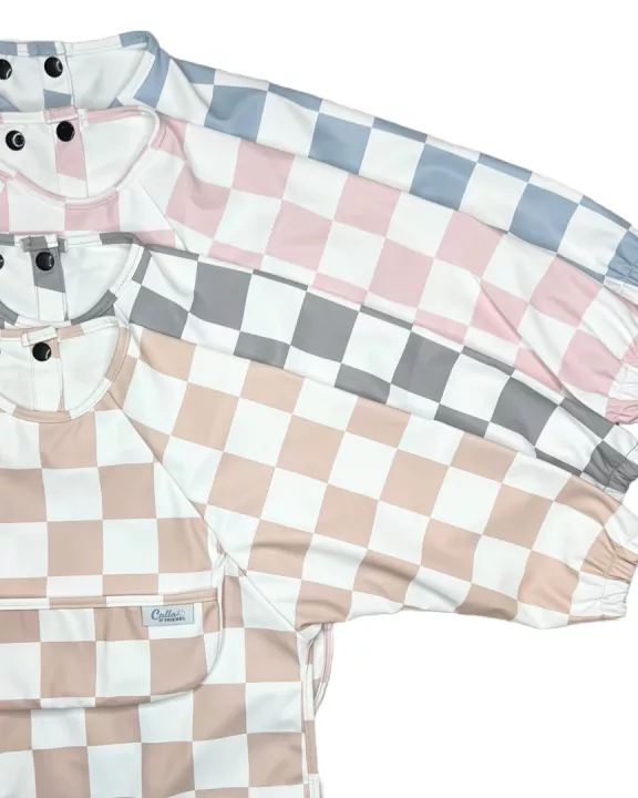 The Grayson Long Sleeve Bib - Checkered