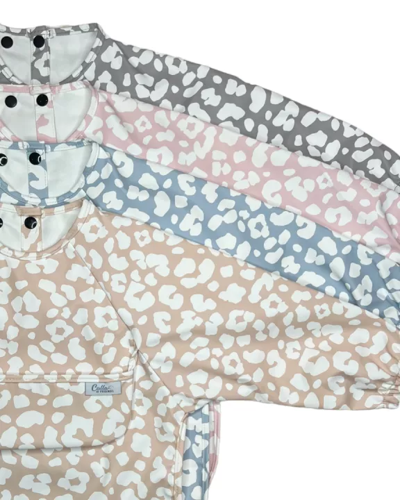 The Grayson Long Sleeve Bib - Leopard