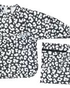The Grayson Long Sleeve Bib - Leopard