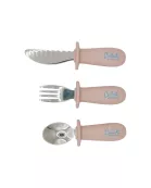 Silicone & Stainless Steel Toddler Utensil Set