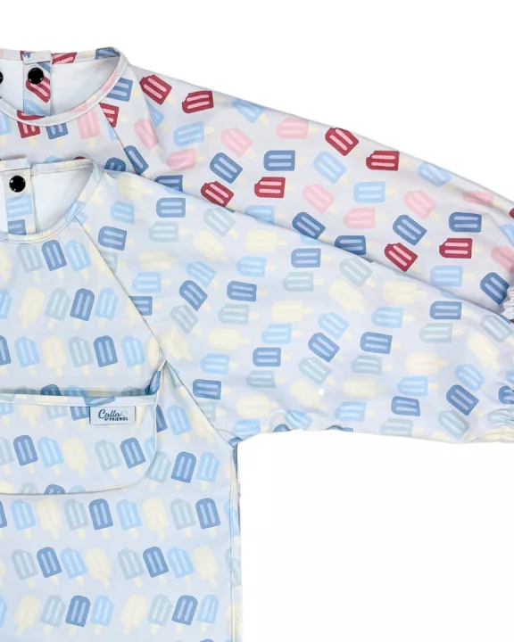 The Grayson Long Sleeve Bib - Popsicles