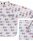 The Grayson Long Sleeve Bib - Popsicles