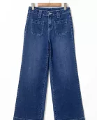 Victoria Wide Leg Pocketed High Waist Jeans