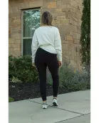 PreOrder | The Lilla - Black FLEECE Full Length Leggings with Pockets