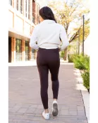 PreOrder | The Belle - Brown FLEECE Full Length Leggings with Pockets*