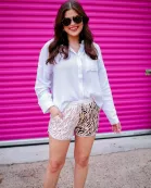 Stay Wild Tiger Drawstring Everyday Shorts
