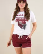True Maroon Drawstring Everyday Shorts