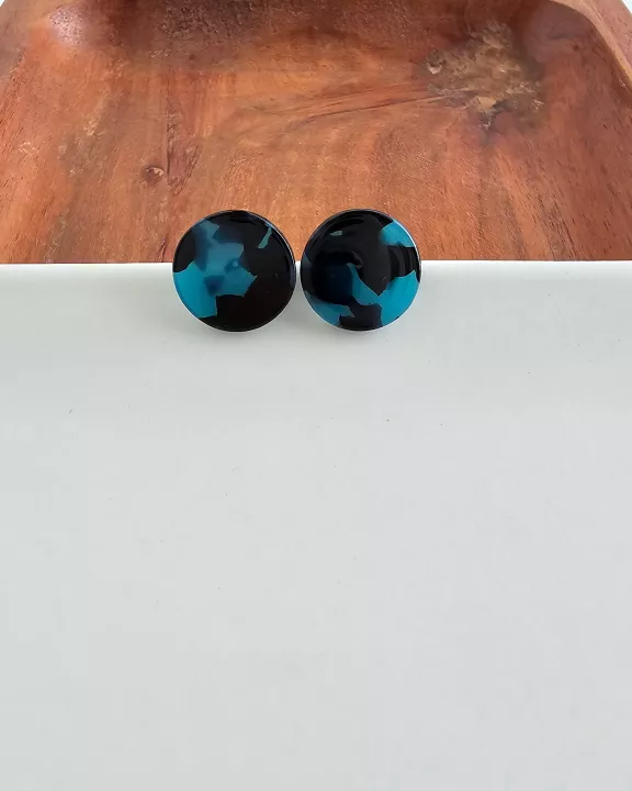 Sophie Studs - Blue Tortoise