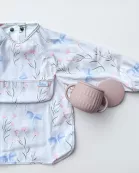 The Grayson Long Sleeve Bib - Floral Fancy