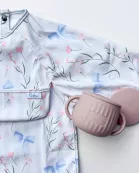 The Grayson Long Sleeve Bib - Floral Fancy