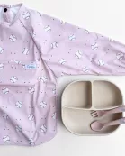 The Grayson Long Sleeve Bib - Baseball