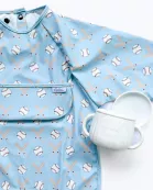 The Grayson Long Sleeve Bib - Baseball