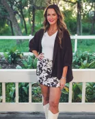 Cowhide Couture Skort