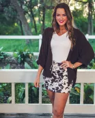 Cowhide Couture Skort